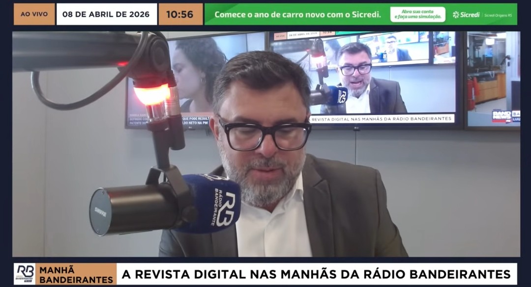 Fabiano Brasil se despede nesta sexta-feira do Grupo Band RS